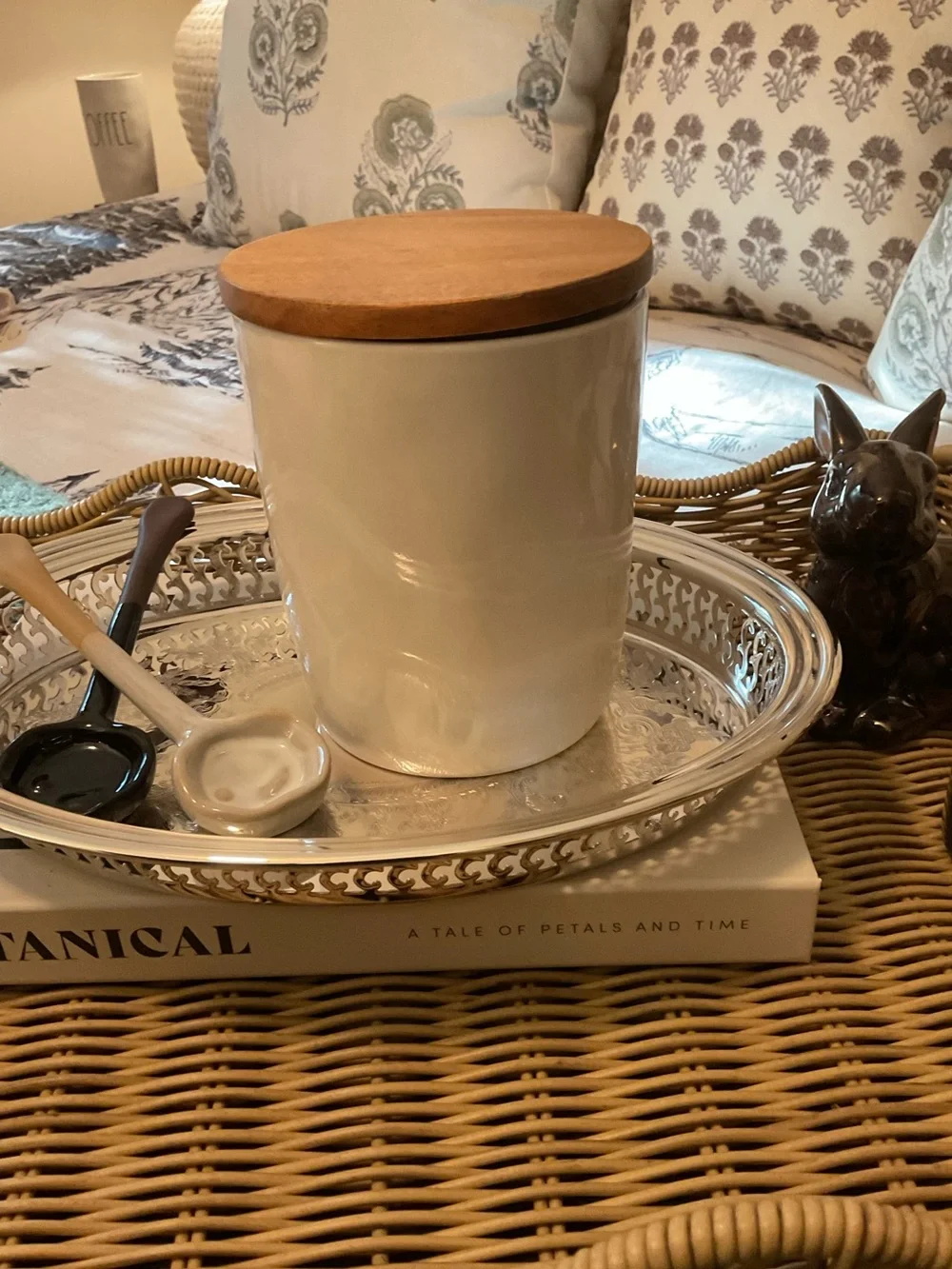Rae Dunn Marshmallow Canister / Cellar